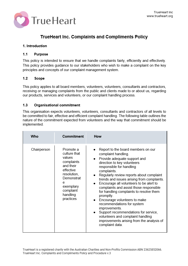 Complaints and Compliments Policy and Procedure Page 1 of 11