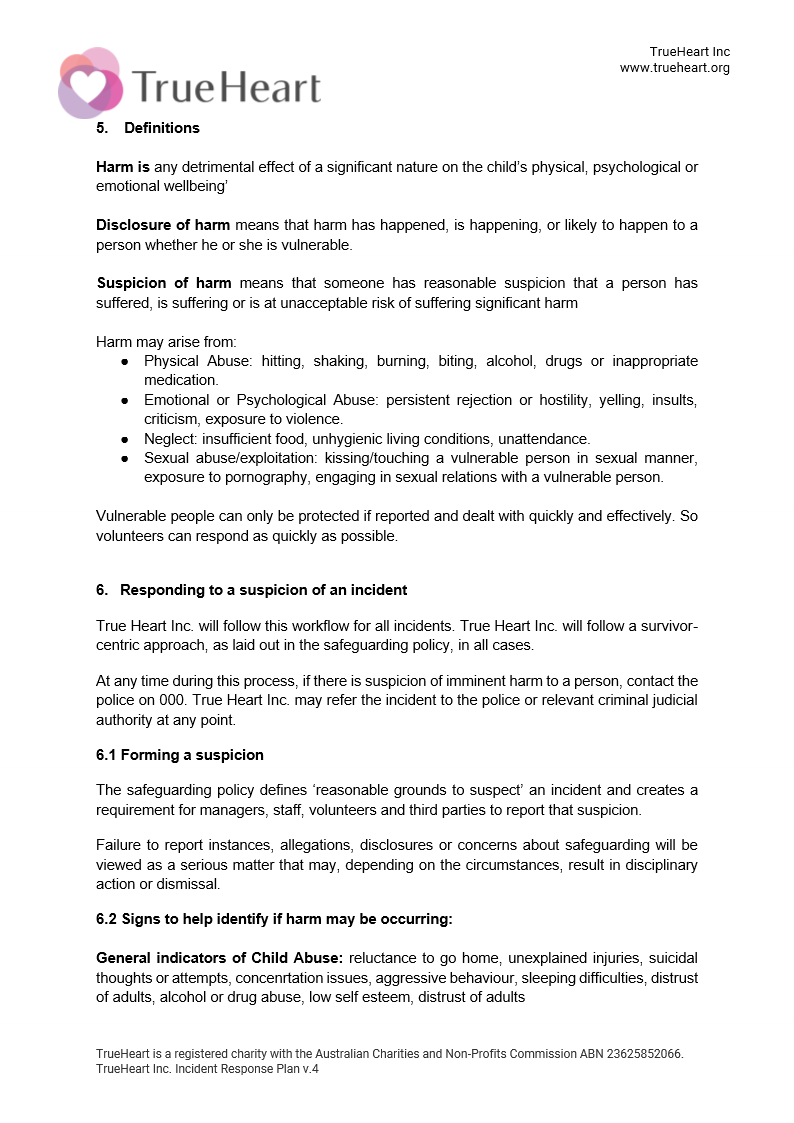 Incident Response Plan Page 2 of 5