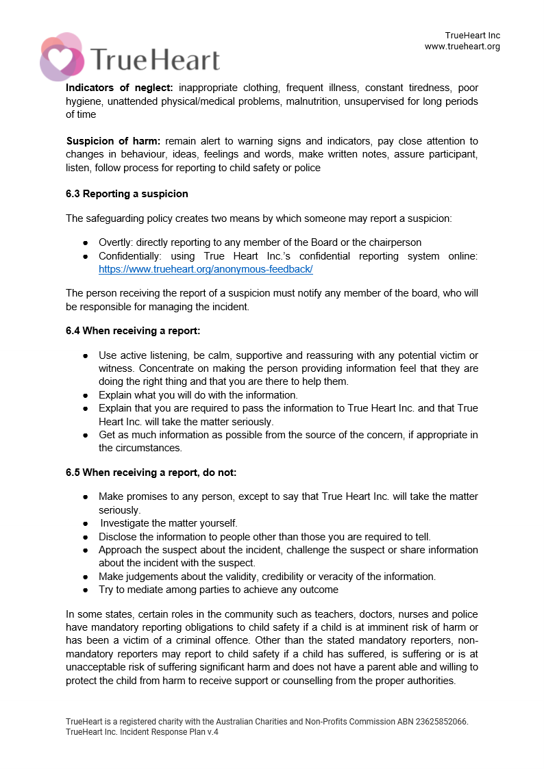 Incident Response Plan Page 3 of 5