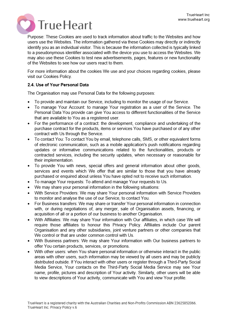 Privacy Policy Page 4 of 9