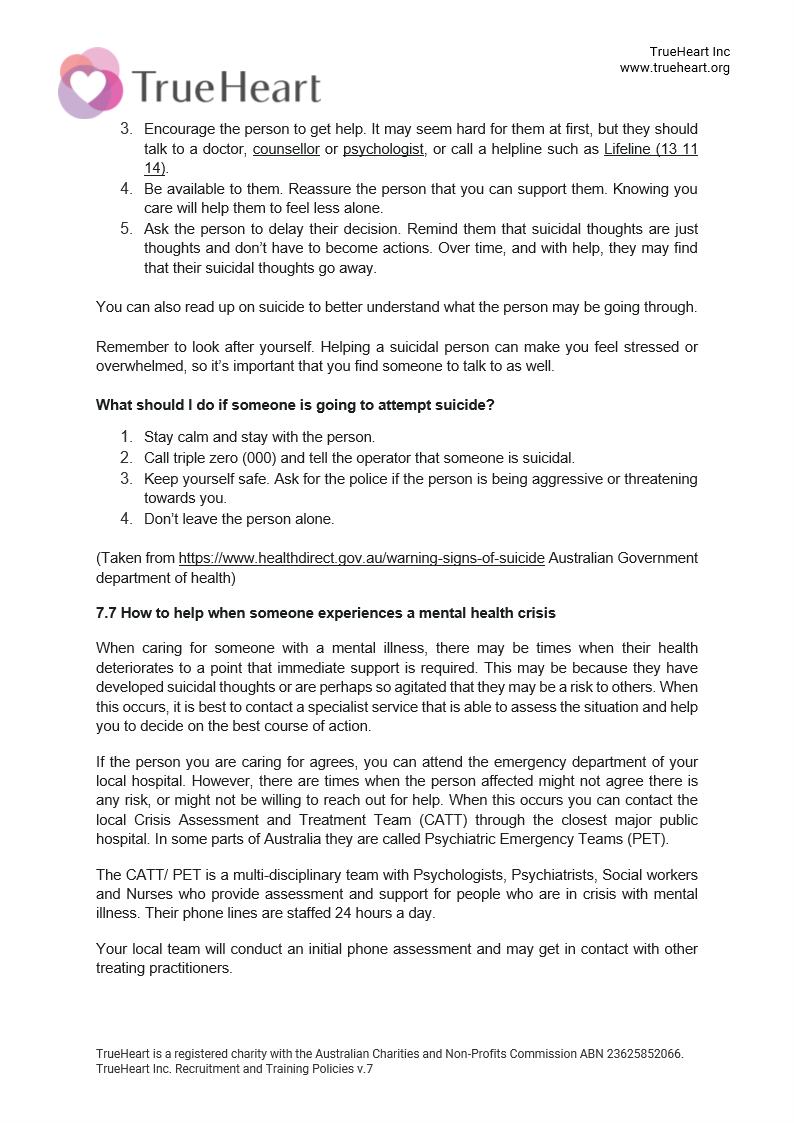 Recruitment and Training Policy Page 14 of 17