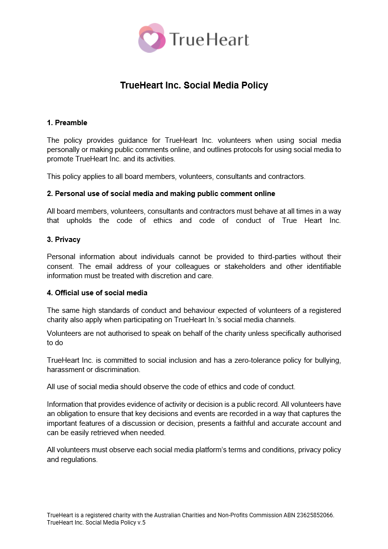 Social Media Policy Page 1 of 2